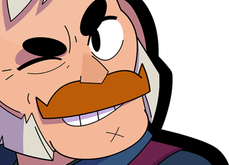 Sam portrait - rated F Tier (1.49/6.00) in the Brawl Stars meta
